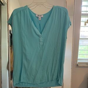 Nine West Women's Aqua Blouse